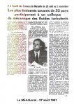 Le Méridional - 27 août 1961 {JPEG}